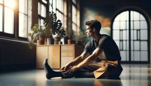 Stretching Polpacci Da Seduto: Comfort