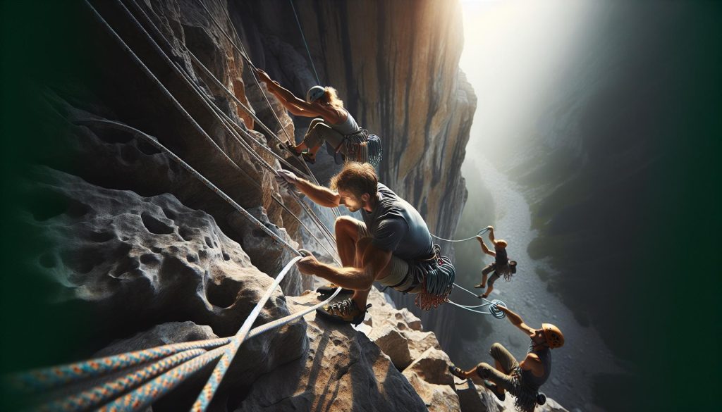 Tipo di Salita in Arrampicata Doppia Corda: Tecnica Avanzata