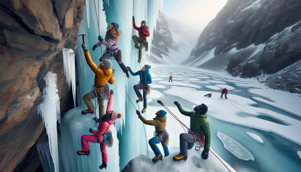 Arrampicata sul Ghiaccio: Sfida Gelata