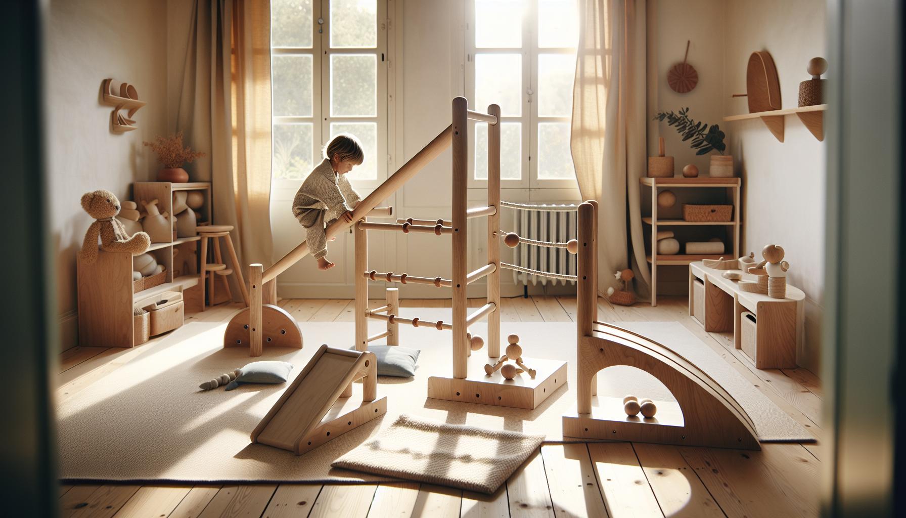 Accessori e attrezzature per l'arrampicata Montessori