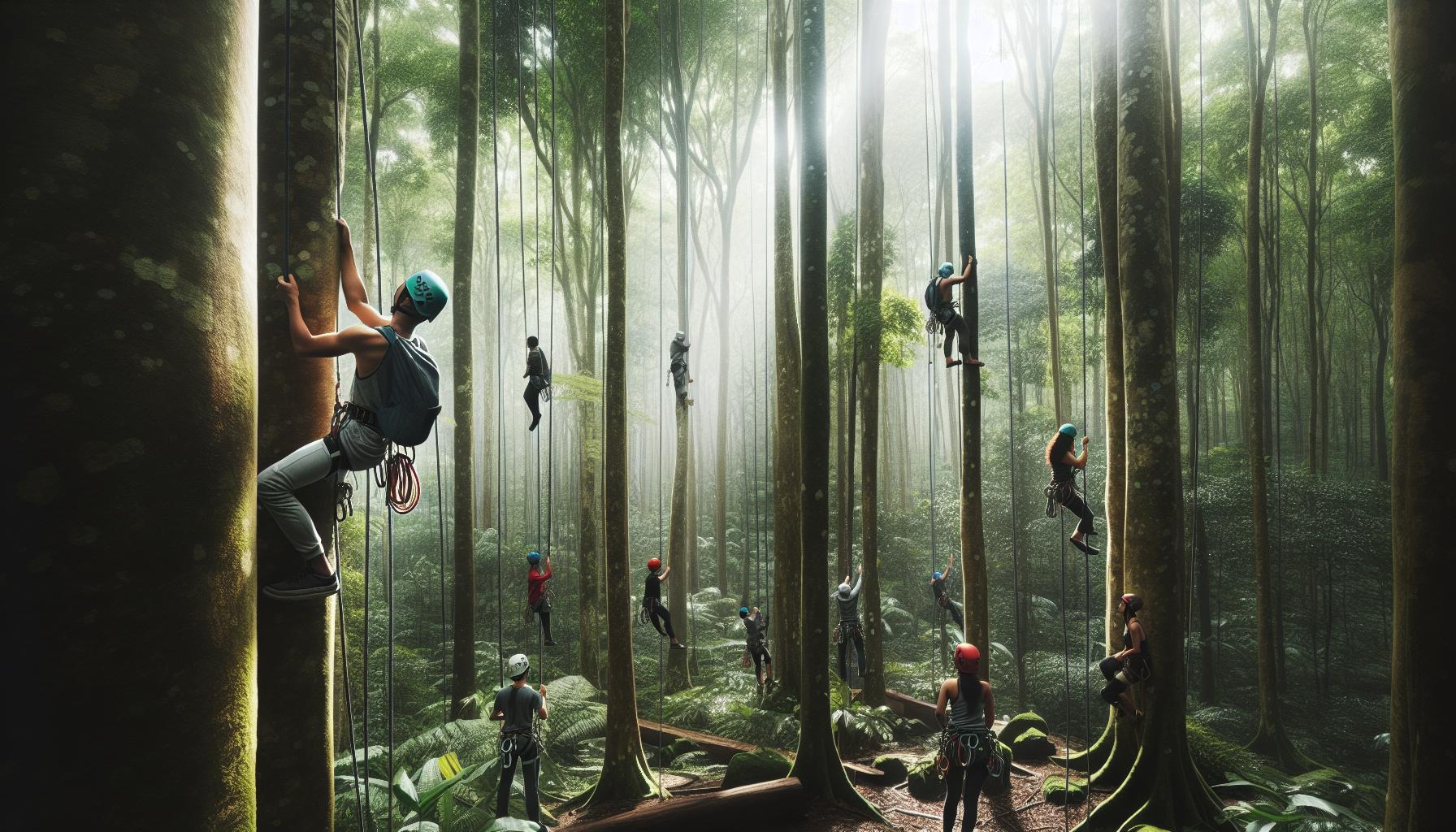 Arrampicata Alberi: Libertà Verticale 1 Arrampicata sugli Alberi: Un'Introduzione alla Libertà Verticale