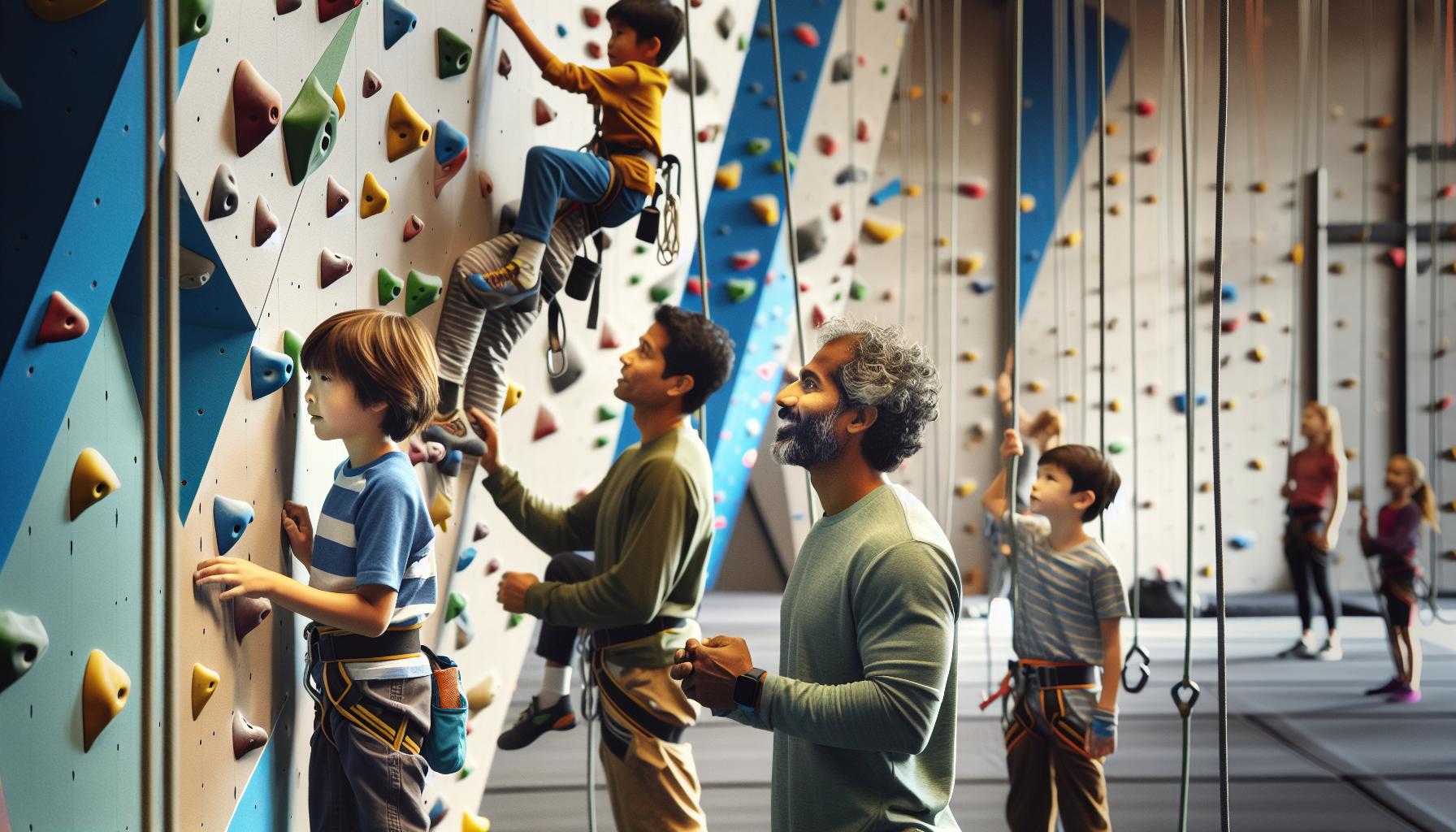 Benefici dell'Arrampicata per i Bambini