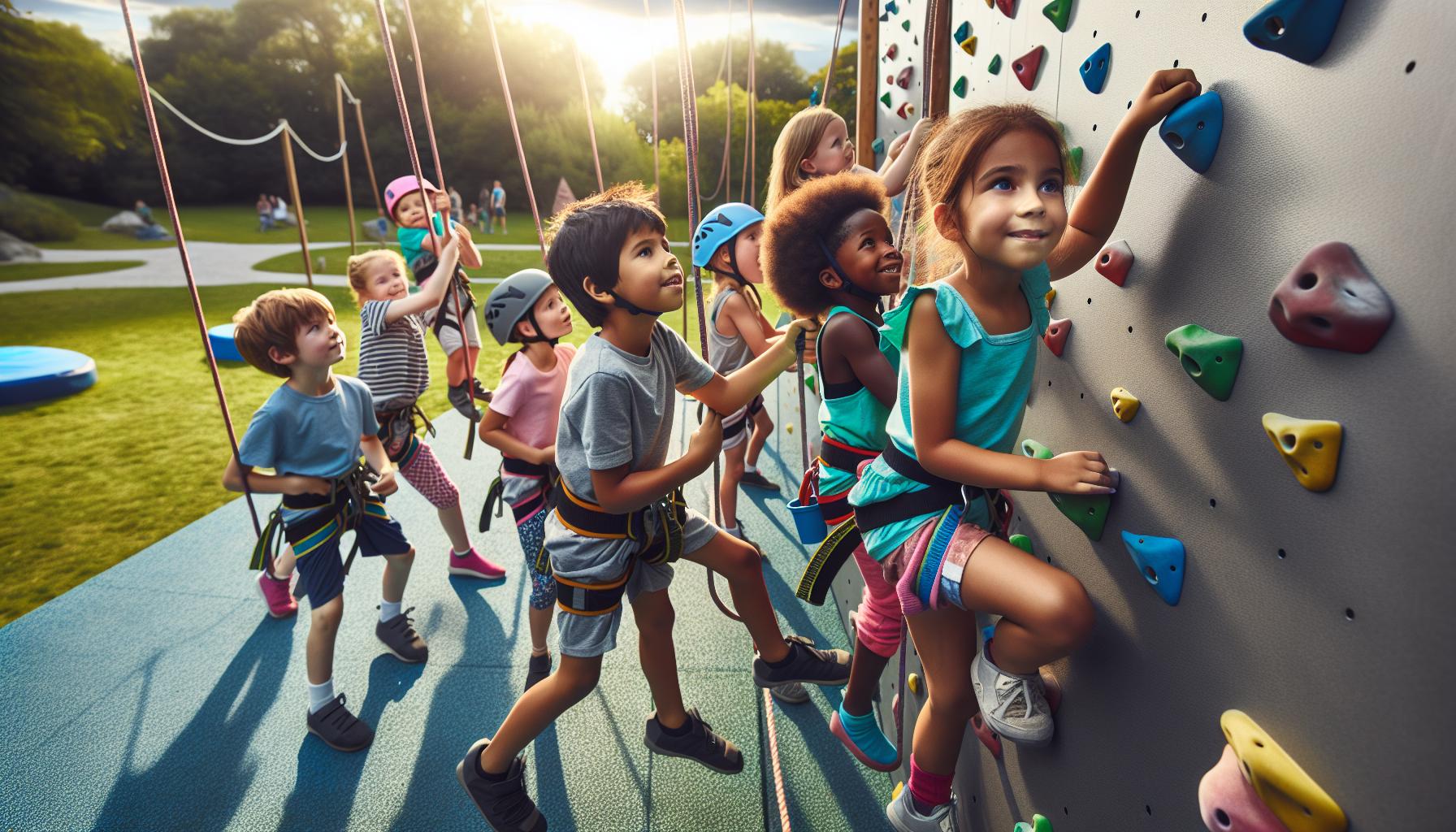 Benefici dell'Arrampicata per i Bambini