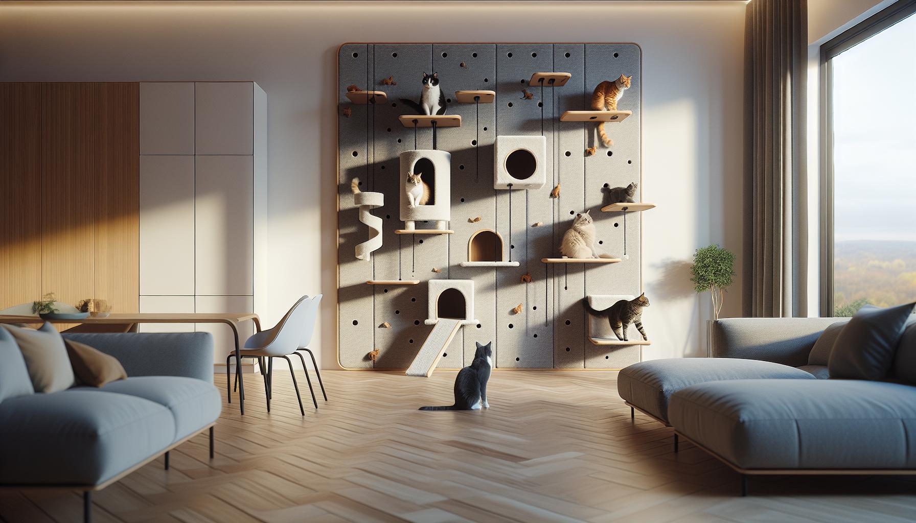 Benefici delle Pareti Arrampicata per il Benessere dei Gatti