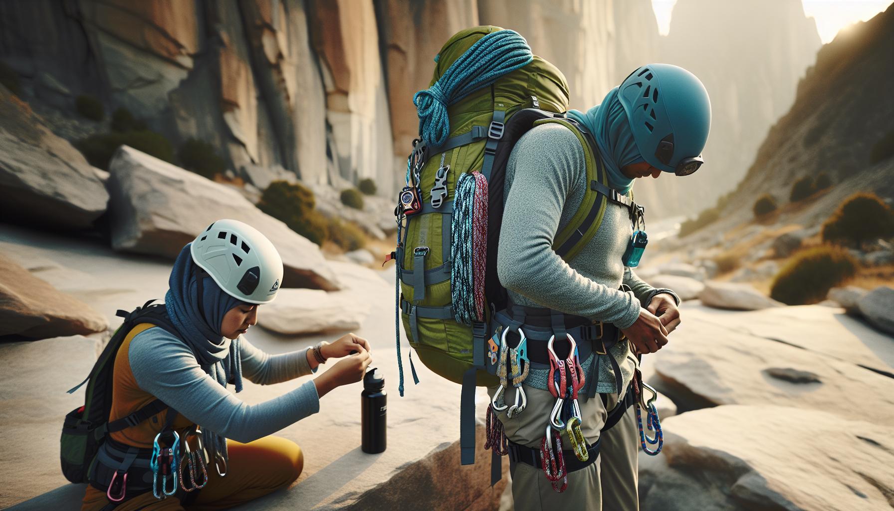 Caratteristiche di Sicurezza nei Zaini da Arrampicata