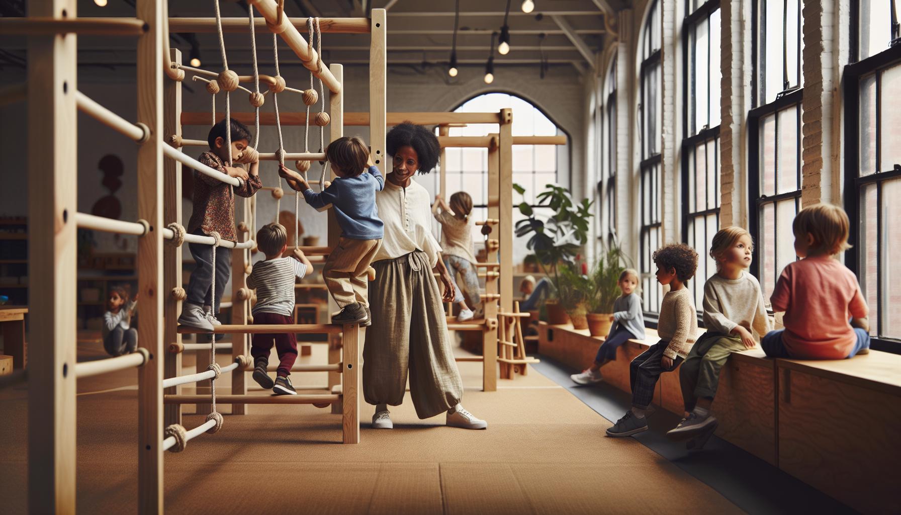 Come funziona l'arrampicata Montessori