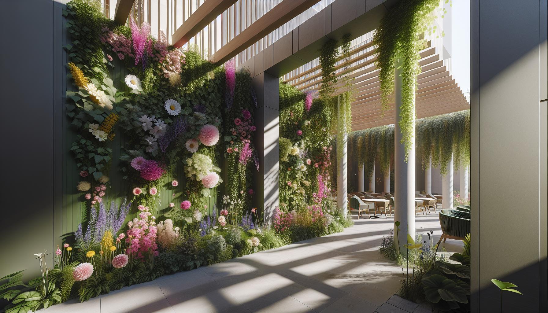 Design Creativo con Piante Arrampicanti e Fiori