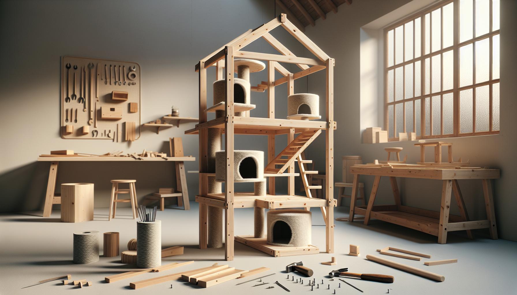 Guida alla costruzione di strutture per gatti