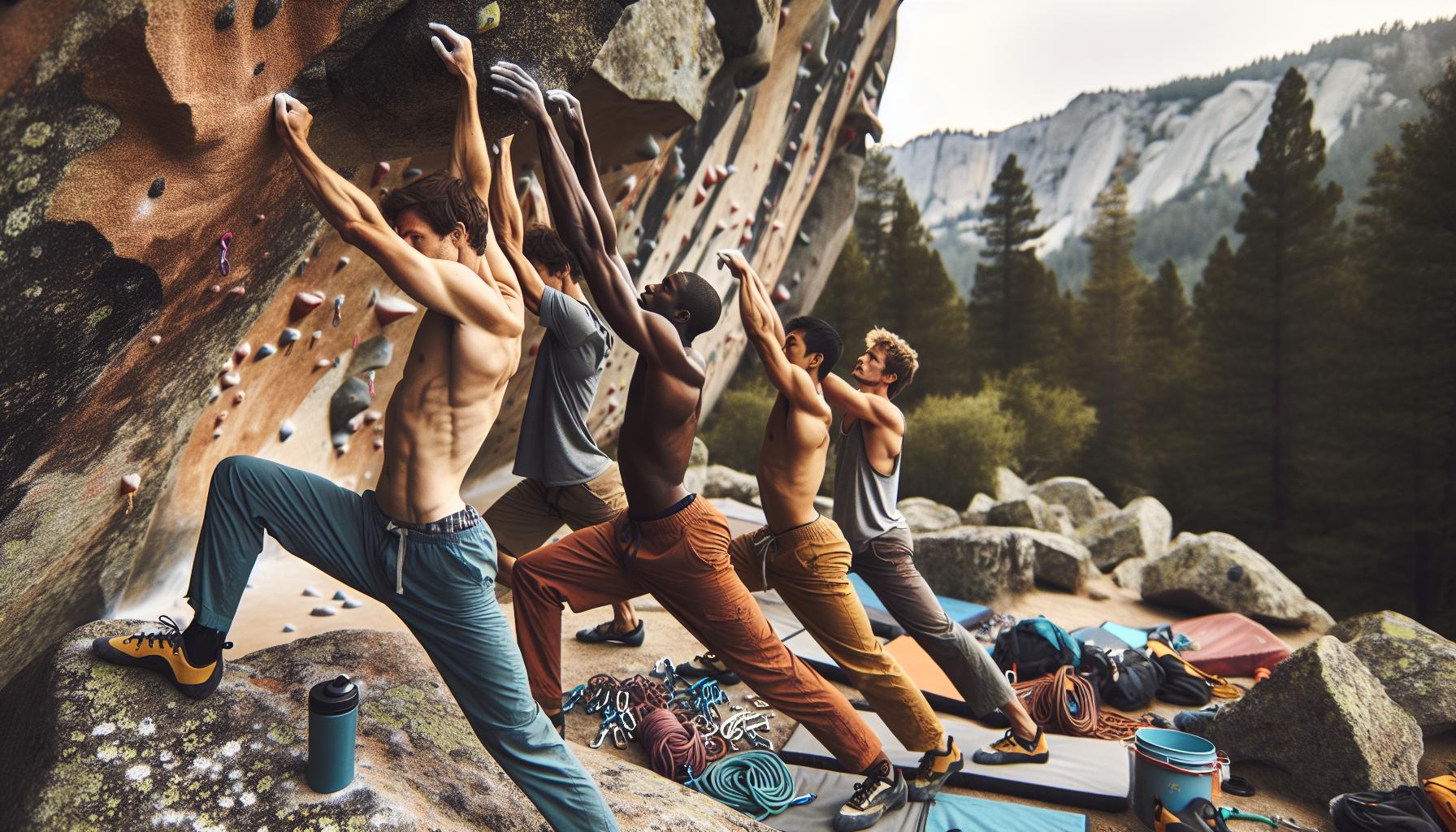 Importanza dello Stretching nella Fare Arrampicata