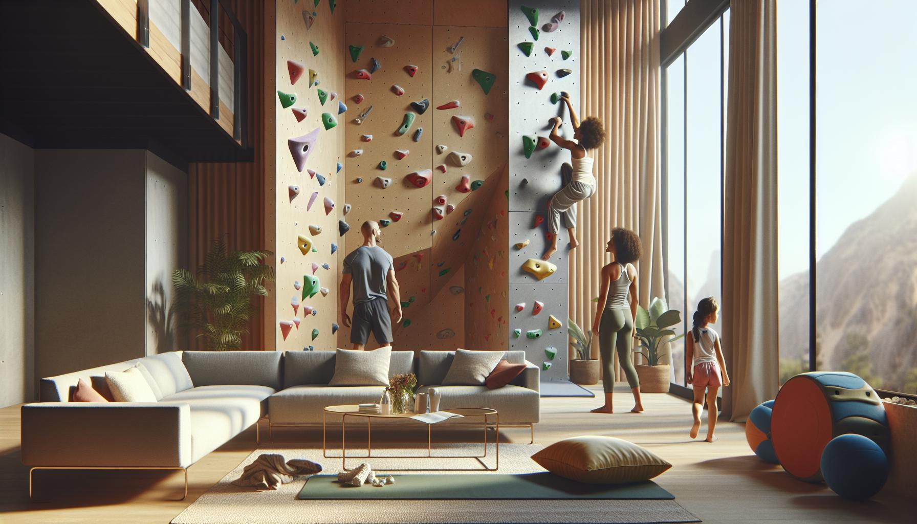 Parete Arrampicata Casa: Benefici per il Benessere