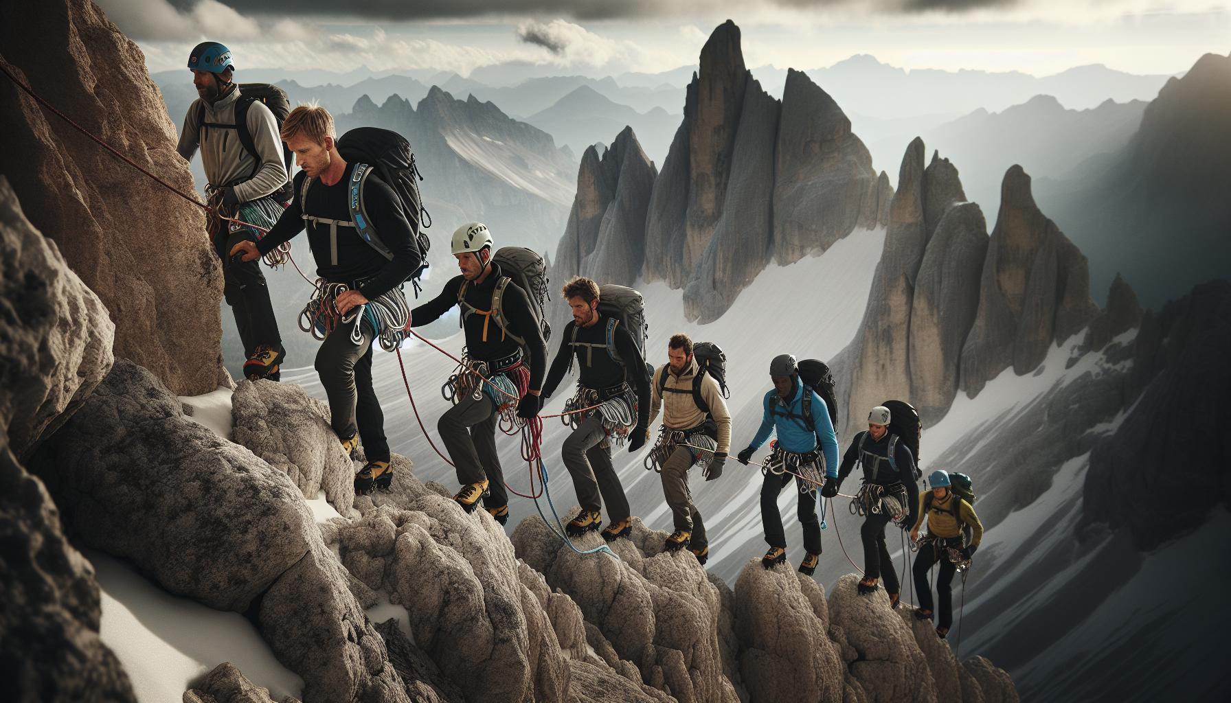 Arrampicata Alpina: Sfide di Alta Quota