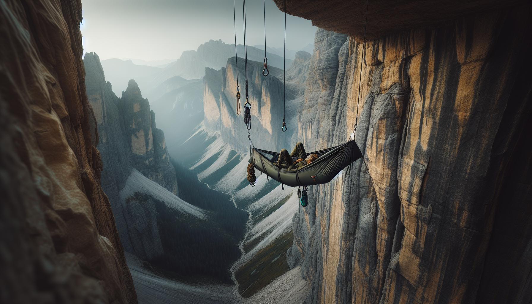 Dormire in Parete Arrampicata: Bivacco Radicale