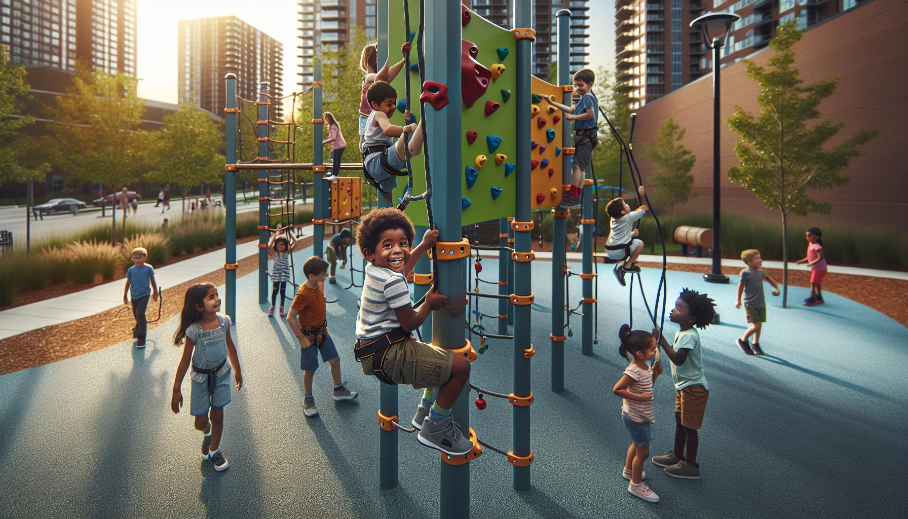 Parco Giochi Arrampicata: Sicuro e Educativo