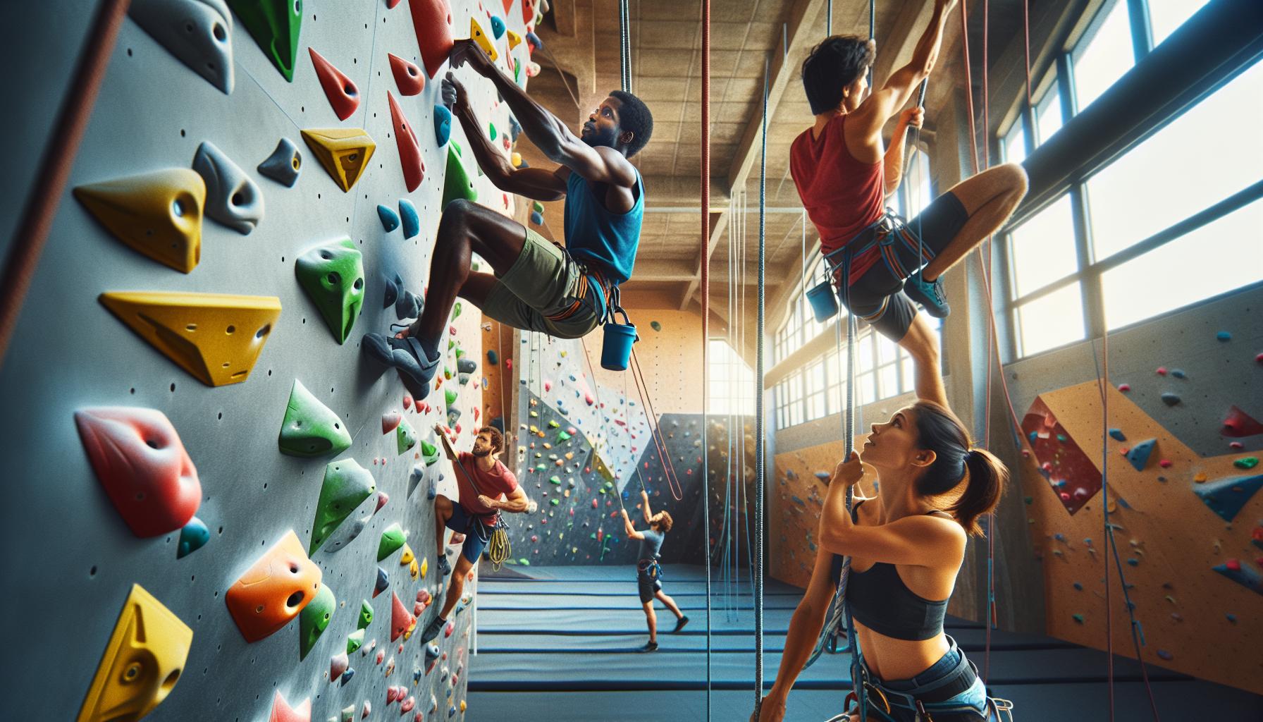 - Scoprire la parete arrampicata indoor: un'introduzione avvincente