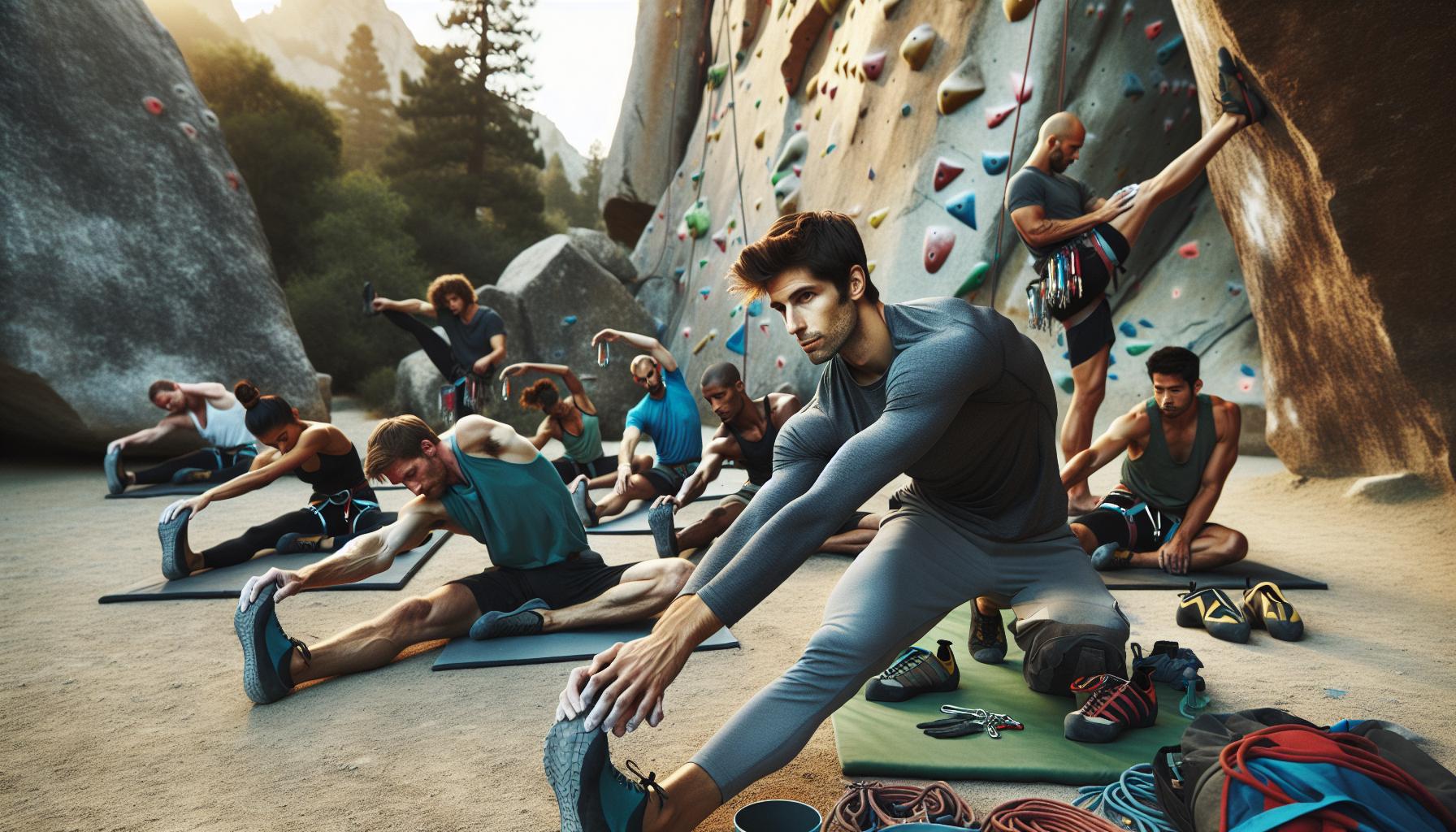 Stretching e Preparazione Fisica per Arrampicatori