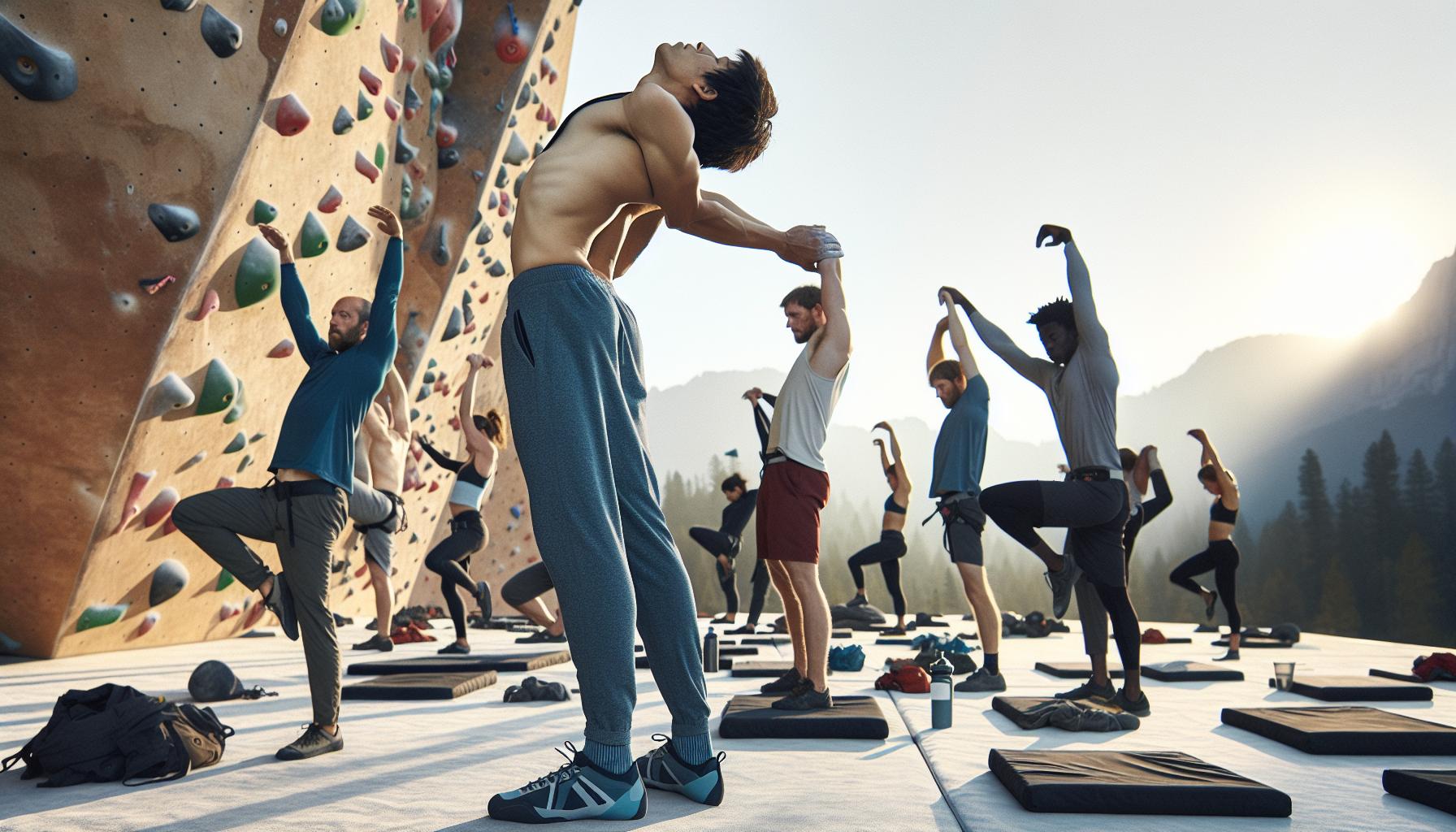 Stretching e Riscaldamento per Arrampicatori