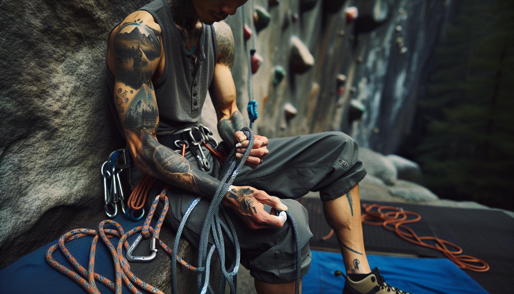 Tatuaggi Popolari per Gli Appassionati di Arrampicata