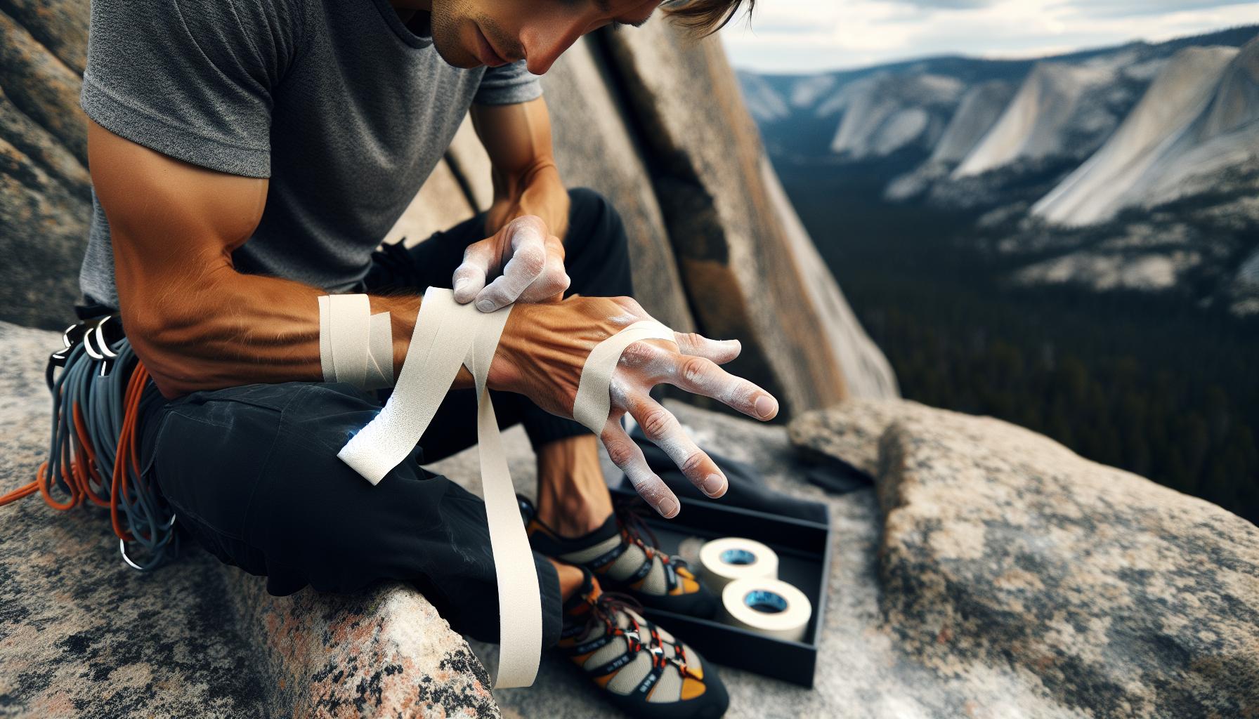 Tecniche di Applicazione del Nastro per Arrampicatori