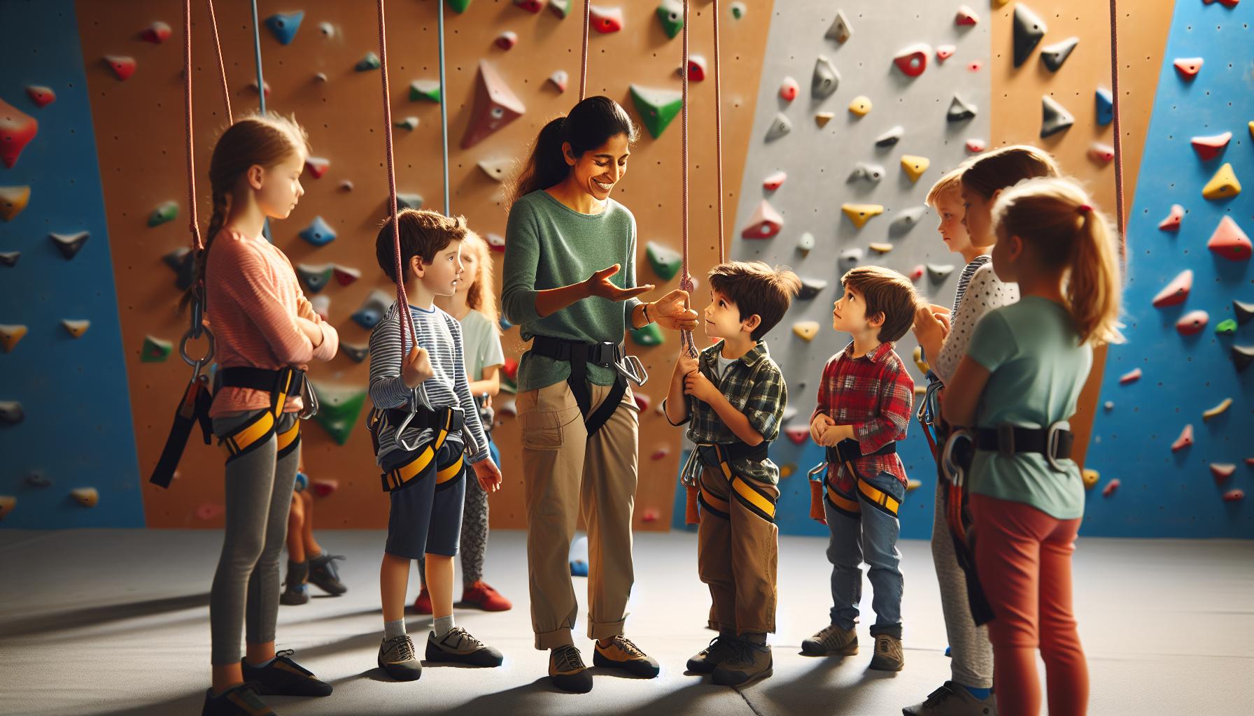 Tecniche di arrampicata per i più piccoli