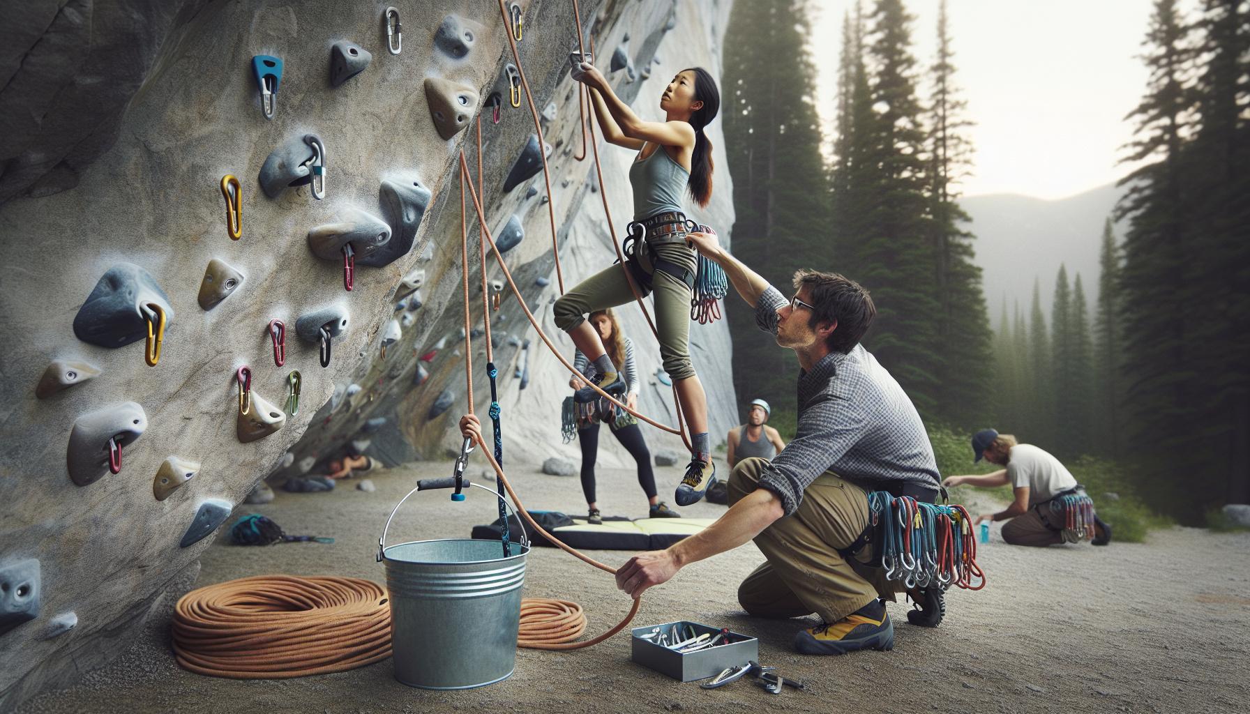 Secchiello Arrampicata: Contenitore Essenziale per l Attrezzatura 3 Tecniche di Arrampicata e Uso del Secchiello