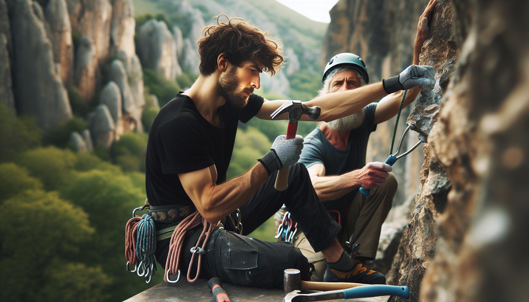 Tecniche di Utilizzo del Martello in Arrampicata