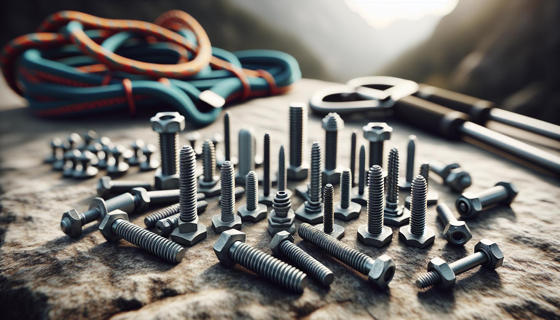 Tipi di Chiodi a Espansione per Arrampicata