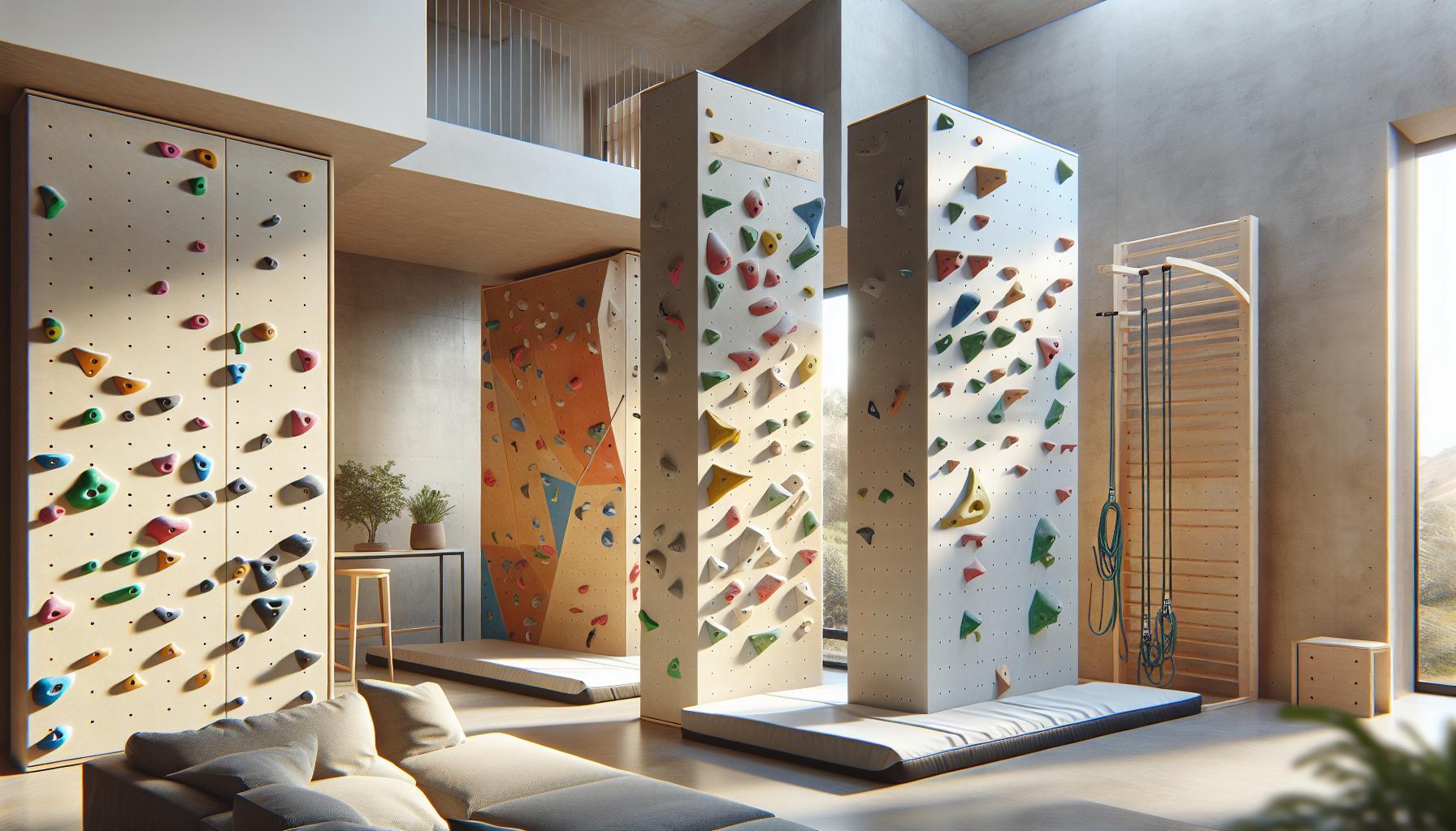 Tipi di Pareti Arrampicata per Uso Domestico