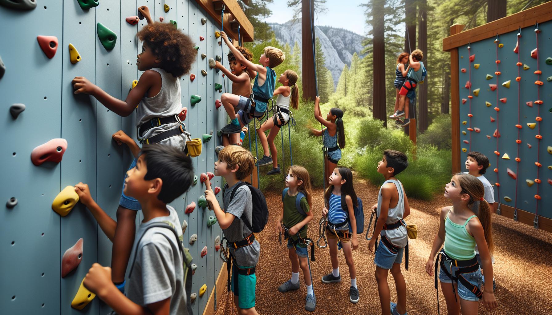 Vantaggi dell'Arrampicata per Bambini