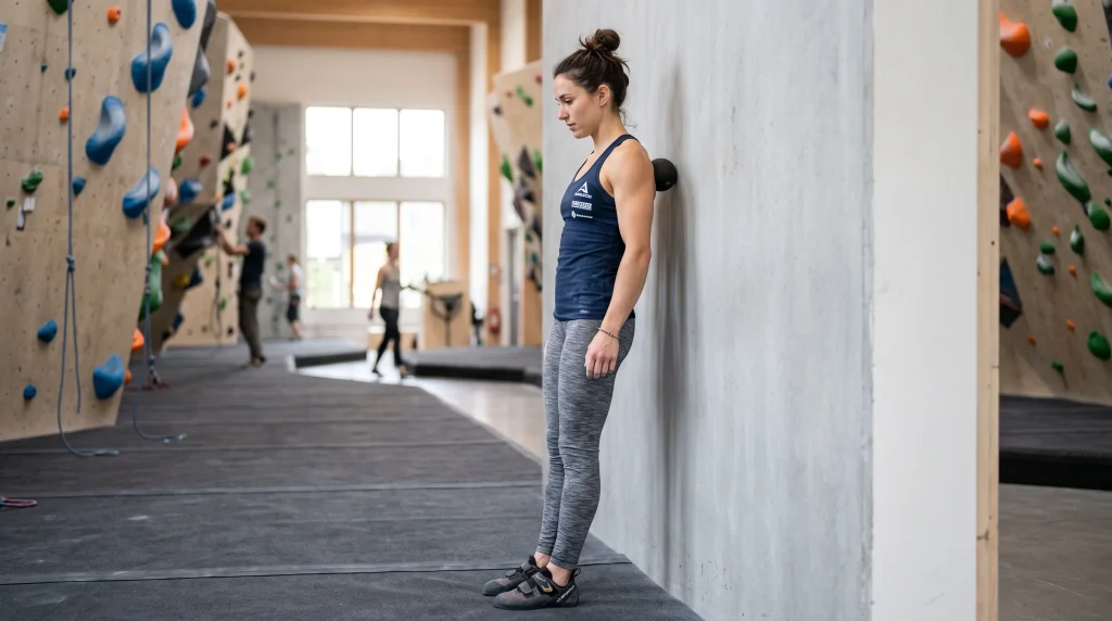 Esercizi di stretching per i muscoli romboidi e rilascio del dolore interscapolare per arrampicatori